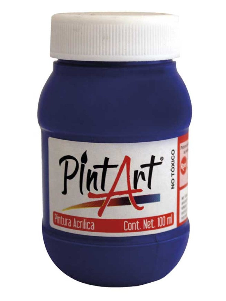 Pintura Acrílica PintArt Azul Ultramar Oscuro 100ml #403 PintArt® PP0AE07403 Pieza 7501858949037 01