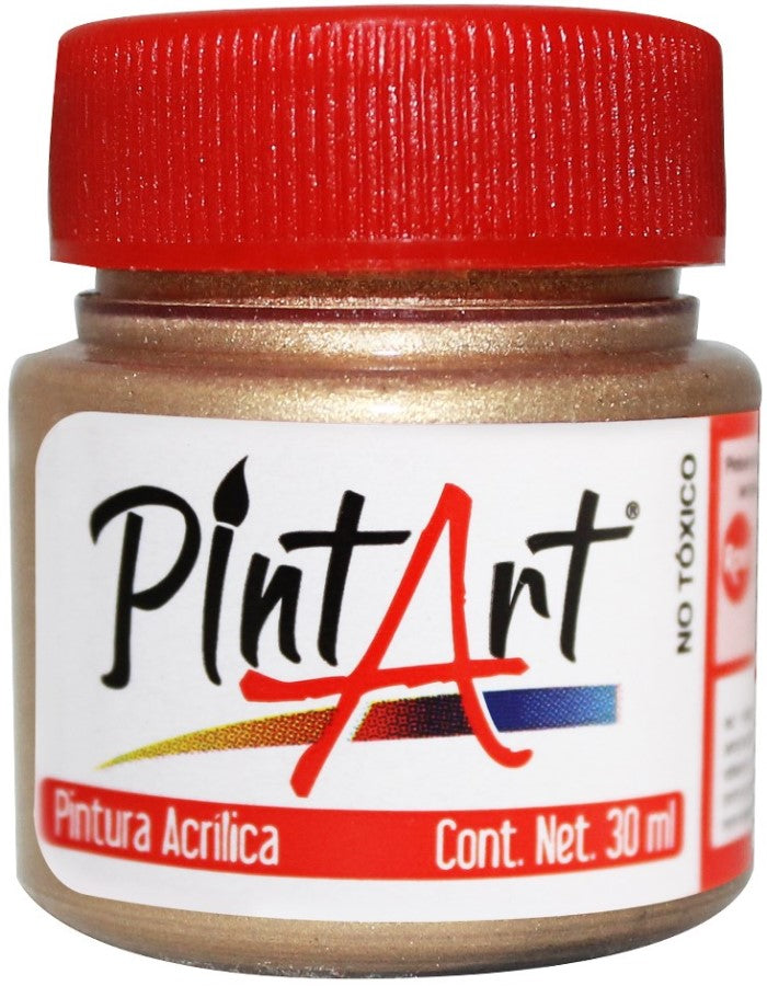 Pintura Acrílica PintArt Oro Viejo Metálico 30ml #821 PintArt® PPAEP03821 Pieza 7501858951405 01