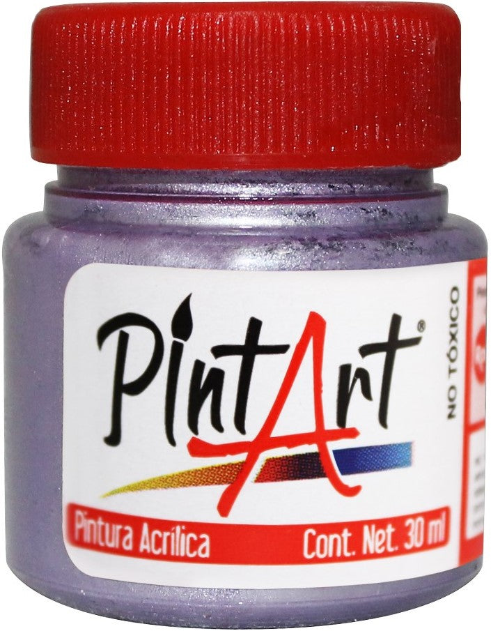 Pintura Acrílica PintArt Lila Metálico 30ml #833 PintArt® PPAEP03833 Pieza 7501858964924 01