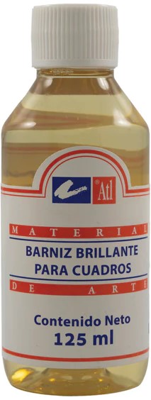 Barniz Para Cuadros Brillante 125ml Atl® [Frasco] 7501139110286