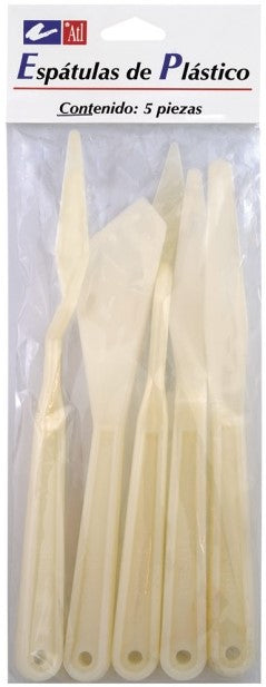 Espátula Plástica Plástico Juego 5 Pzas Rodin® [Pieza] 7501139124771
