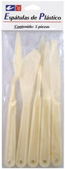 Espátula Plástica Plástico Juego 5 Pzas Rodin® [Pieza] 7501139124771