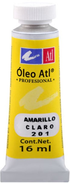 Pintura Oleo Atl 16ml Amarillo Claro Alt® T-4 201 Tubo 7501139170556 01