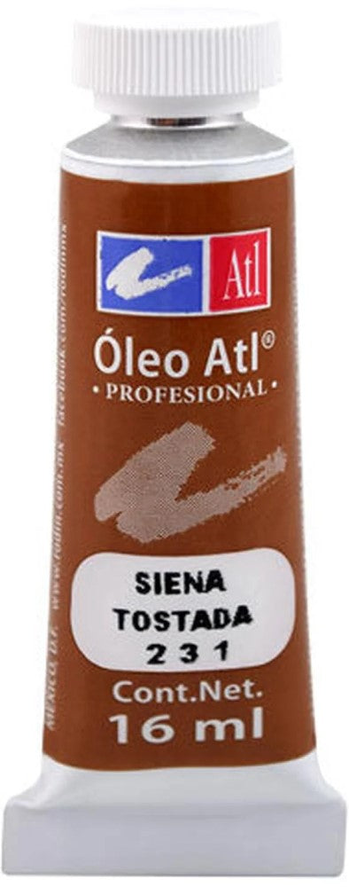 Pintura Oleo Atl 16ml Siena Tostada Alt® T-4 231 Tubo 7501139170822 01