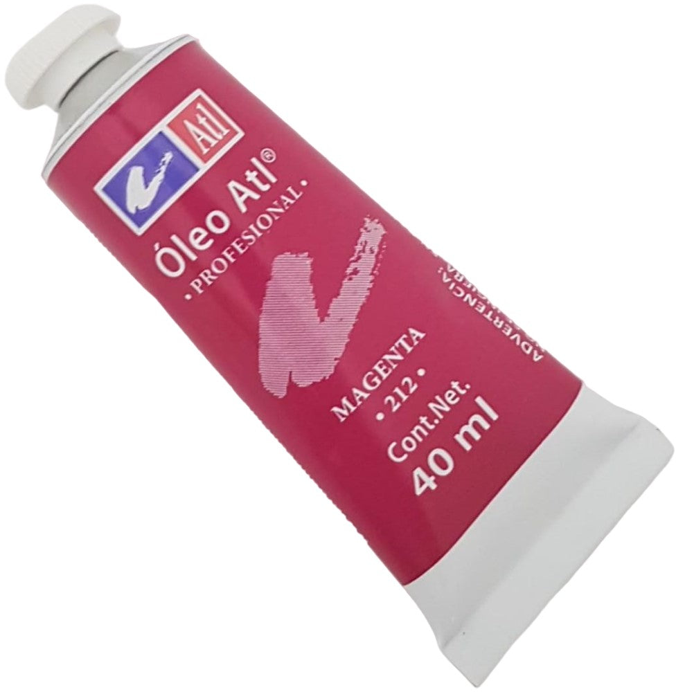 Pintura Oleo Atl 40ml Magenta Alt® T-14 212 Tubo 7501139110880 01