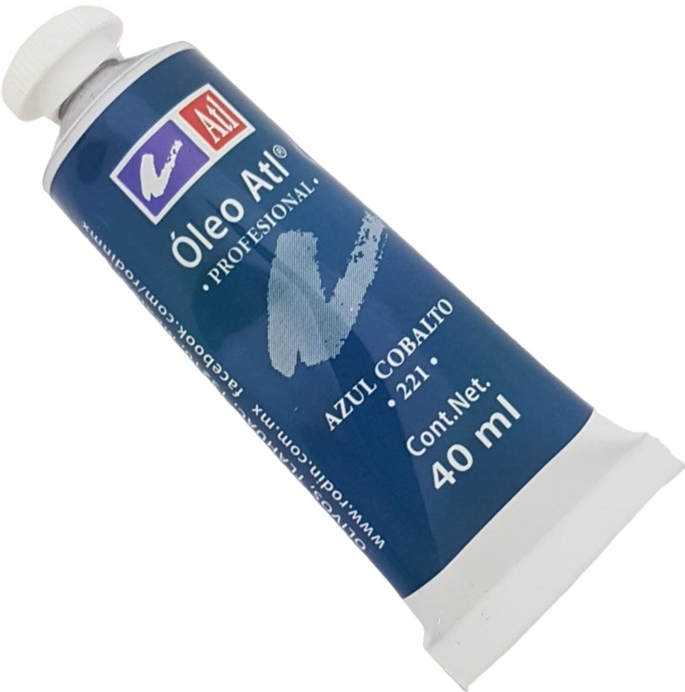 Pintura Oleo Atl 40ml Azul Cobalto Alt® T-14 221 Tubo 7501139110965 01