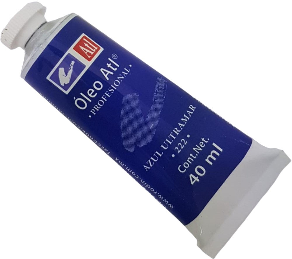 Pintura Oleo Atl 40ml Azul Ultramar Alt® T-14 222 Tubo 7501139110972 01