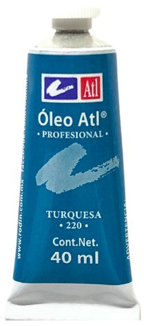 Pintura Oleo Atl 40ml Turquesa Alt® T-14 220 Tubo 7501139184331 01