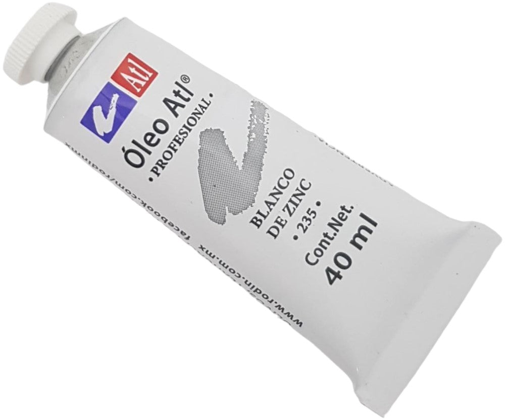 Pintura Oleo Atl 40ml Blancode Zinc Alt® T-14 235 Tubo 7501139111108 01