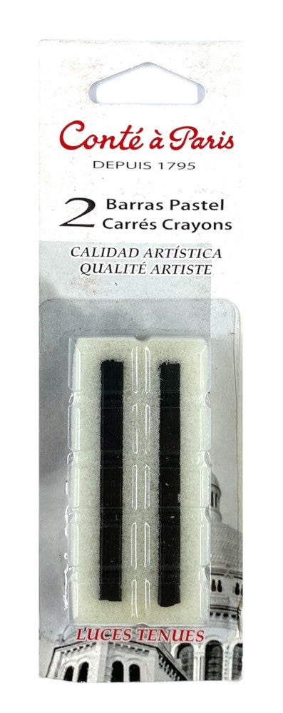 Barras Pastel Conté 2460/2360 c/2 Negro B Blíster Conté à Paris® 10176 [Paquete] 79946023602 Imagen principal del producto