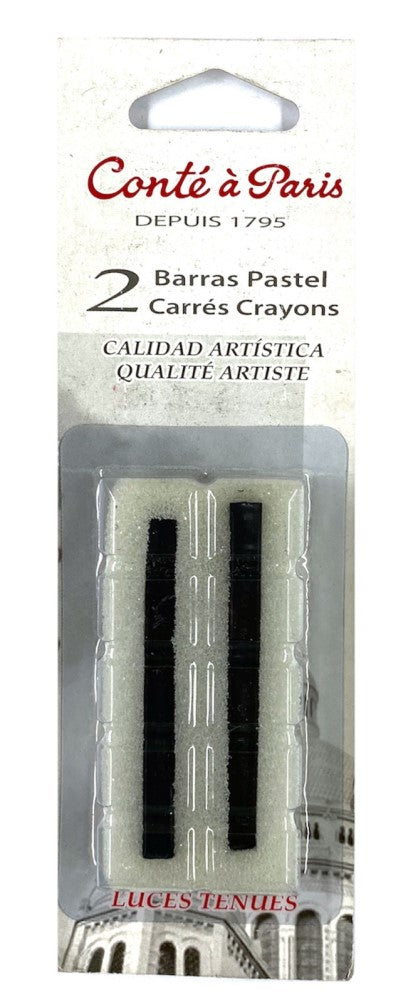 Barras Pastel Conté 2460/2360 c/2 Negro HB Blíster Conté à Paris® 10177 [Paquete] 79946023619