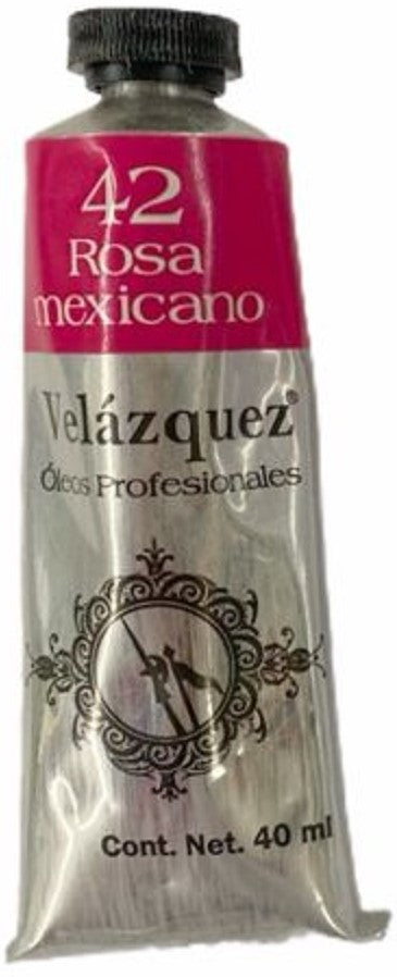 Pintura Oleo Velázquez Rosa Mexicano 40ml T-14 Roel® P04001442 Tubo 7501858971489 01