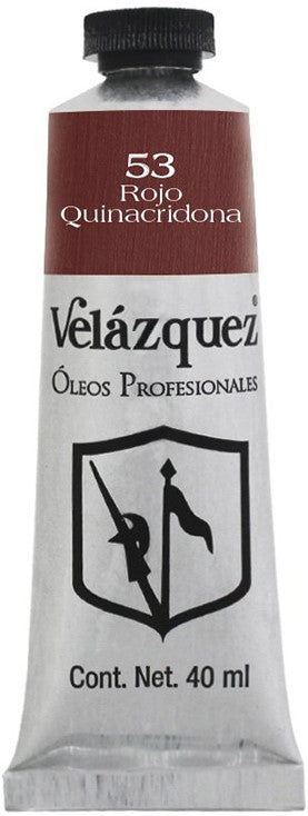 Pintura Oleo Velázquez Rojo Quinacridona 40ml T-14 Roel® P04001453 Tubo 7501858991524 01