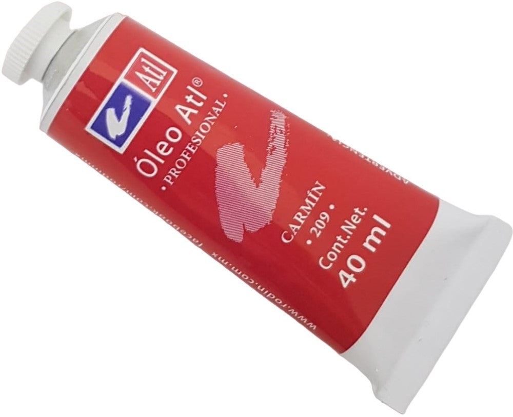 Pintura Oleo Atl 40ml Carmín Alt® T-14 209 Tubo 7501139110859 01