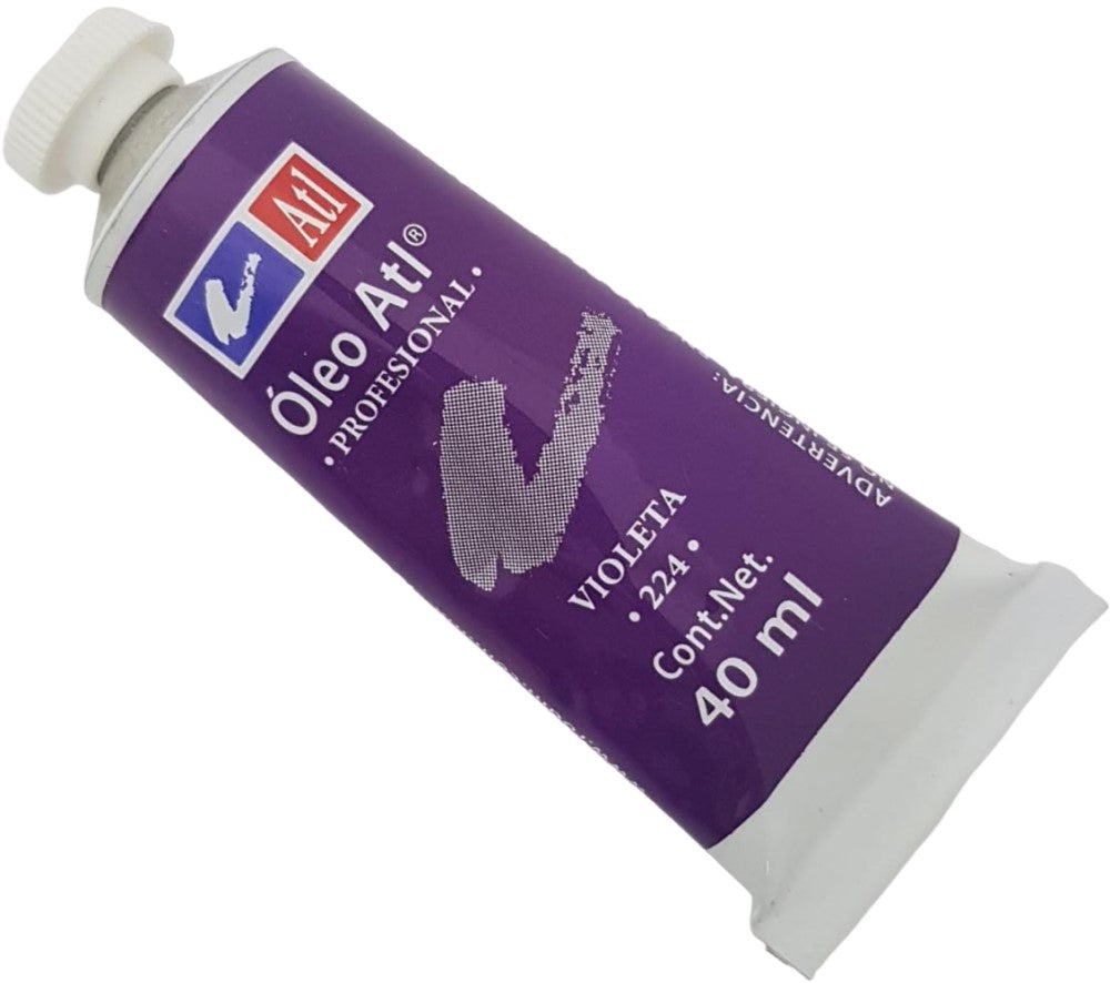 Pintura Oleo Atl 40ml Violeta Alt® T-14 224 Tubo 7501139110996 01