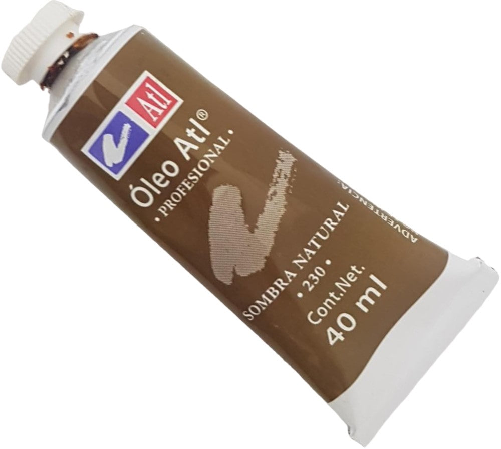 Pintura Oleo Atl 40ml Sombra Natural Alt® T-14 230 Tubo 7501139111047 01