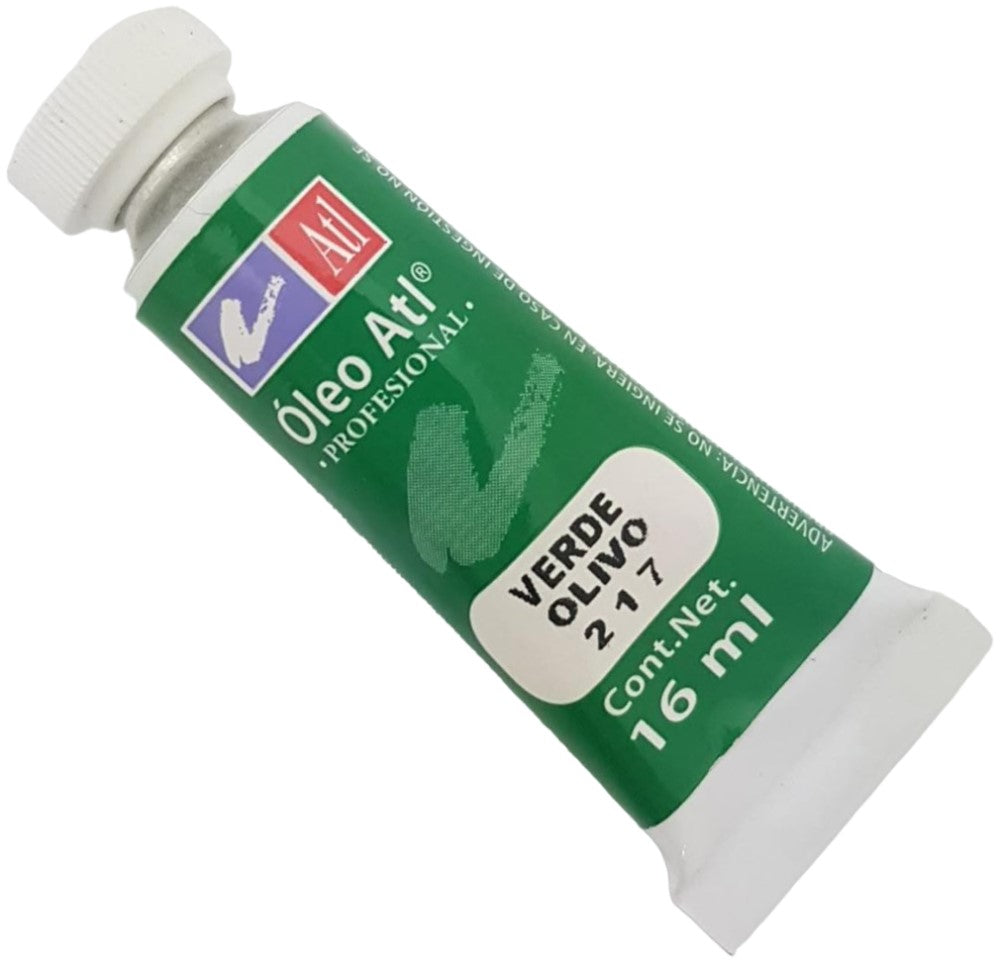 Pintura Oleo Atl 16ml Verde Olivo Alt® T-4 217 Tubo 7501139170693 01