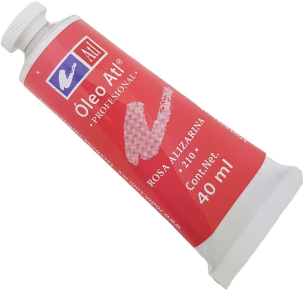 Pintura Oleo Atl 40ml Rosa Alizarina Alt® T-14 210 Tubo 7501139110866 01