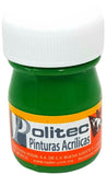 Pintura Acrílica Línea300 20ml Verde Oro Politec® #330 Pieza 7501230033019