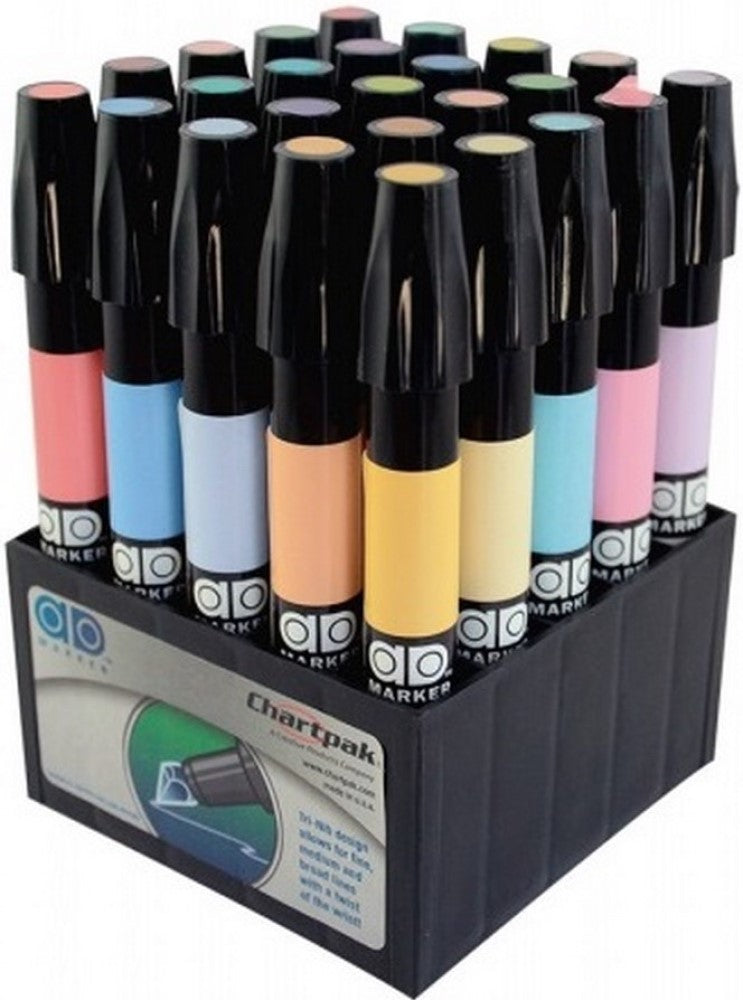 Marcador Chartpak AD™ Set F Pastel c/25 ChartPak® PASTEL Conjunto 14173026712 01