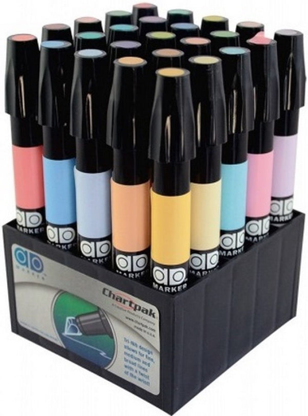 Marcador Chartpak AD™ Set F Pastel c/25 ChartPak® PASTEL Conjunto 14173026712 01