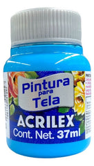 Pintura Textil Mate 37ml Azul Celeste Acrilex® A04140503 Pieza 7891153041247 01