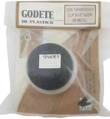 Godete de Plástico c/Tapa Rosca y Clip 1 Cavidad Ø 5.0 Dia. Alt® 15359 [Pieza] 7501139119272 2