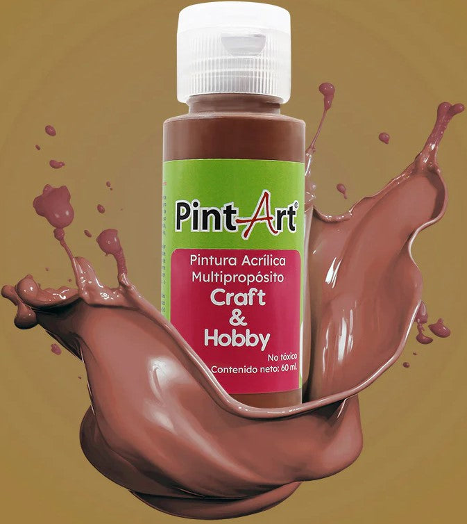 Pintura Acrílica Multiuso 60ml Marron 907 PintArt® PPAMP06907 Pieza 7501858925062 01
