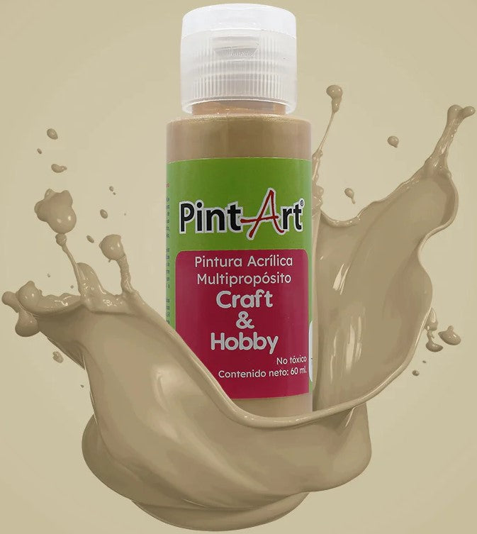 Pintura Acrílica Multiuso 60ml Oro Imperial 821 PintArt® PPAMP06821 Pieza 7501858925116 01