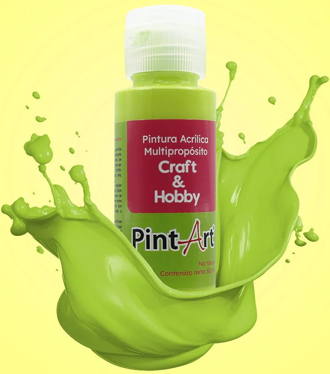 Pintura Acrílica Multiuso 60ml Verde Manzana 205 PintArt® PPAMP06205 Pieza 7501858924997 01