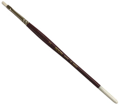 Pincel p/Acrílico 9600 Plano pelo Sintético #2 Rojo-Blanco Corto Rodin® 9600-2 [Pieza] 7501139128168