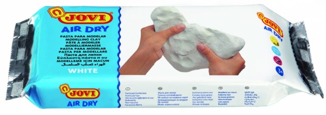 Pasta p/Modelar Endurecible Al Aire Blanco 500g JOVI® N02000085 [Pieza] 8412027001267