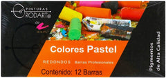 Barras Pastel Suaves Redondos Secos Colores Est.c/12 RODART® 13684 [Estuche] 7501139170143 3