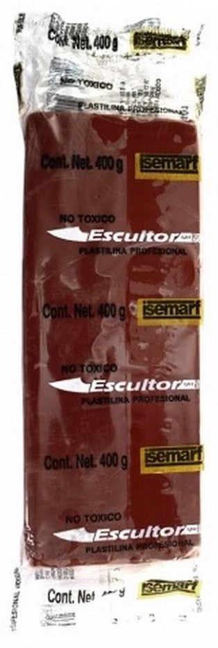 Plastilina Marqueta p/Escultor Terracota 400g Isemart® [Pieza] 7883160300196