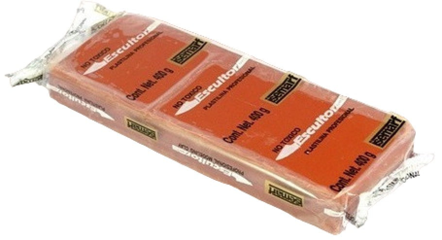 Plastilina Marqueta p/Escultor Terracota 400g Isemart® [Pieza] 7883160300196 2