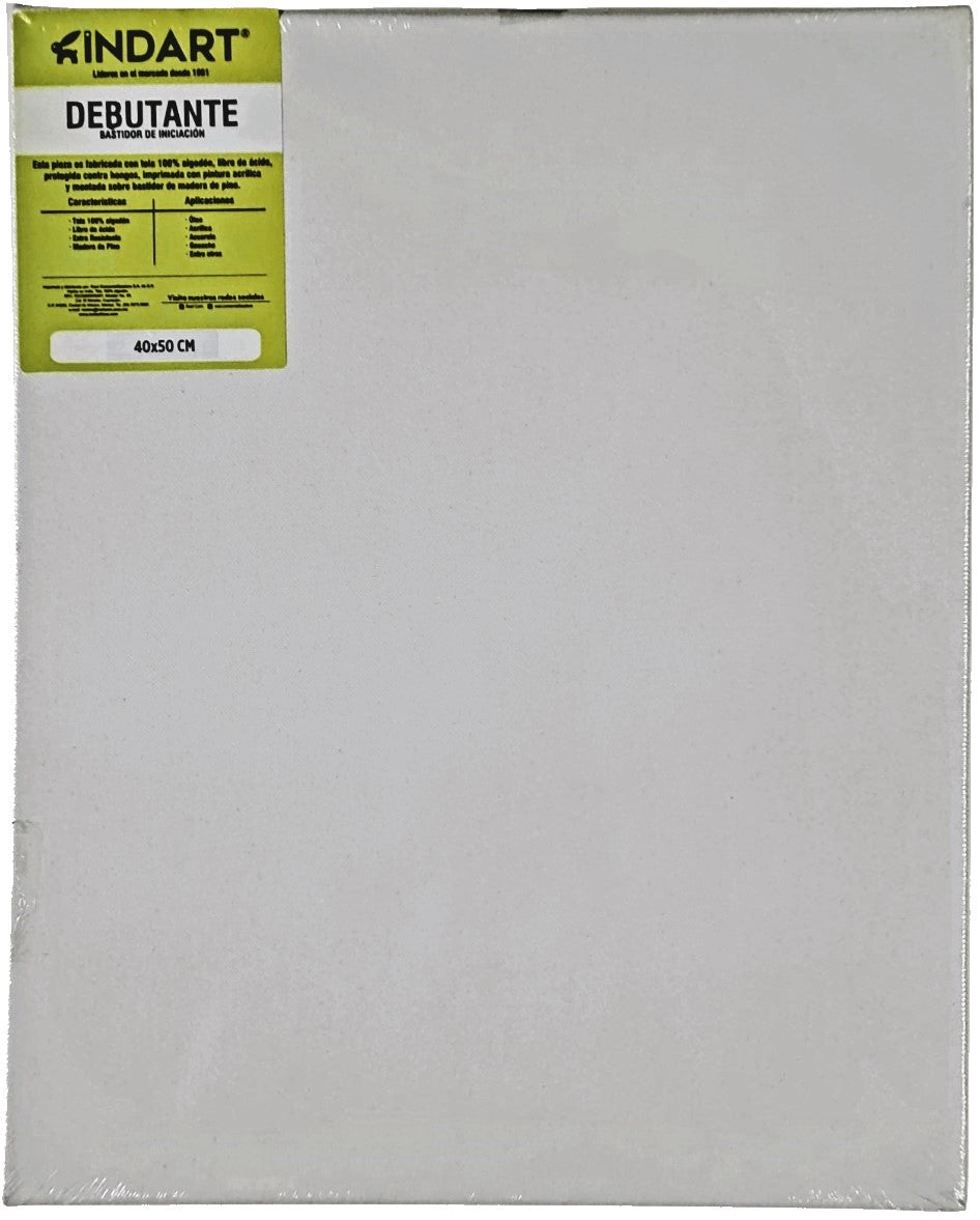Bastidor Debutante 10/16" de canto 40×50cm INDART® PIDE004050 Pieza 7501858999803 01