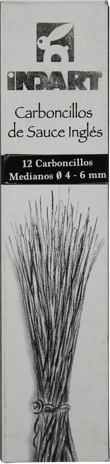 Carboncillos Ingleses Indart c/12 Medianos INDART® EWCC0025M [Pieza] 7501858926892