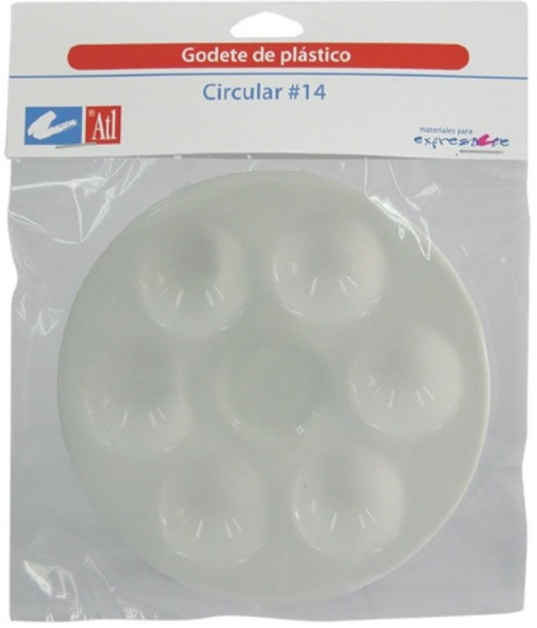 Godete de Plástico Circular 14-Económico 6 Cavidades Ø 13.5cm Alt® [Pieza] 7501139112174