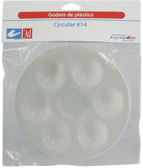 Godete de Plástico Circular 14-Económico 6 Cavidades Ø 13.5cm Alt® [Pieza] 7501139112174