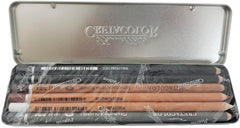 Lápiz p/Arte Basic Pencil Pocket Set c/6 EstucheMetálico CRETACOLOR® ECC040006 [Estuche] 9002592400061 2