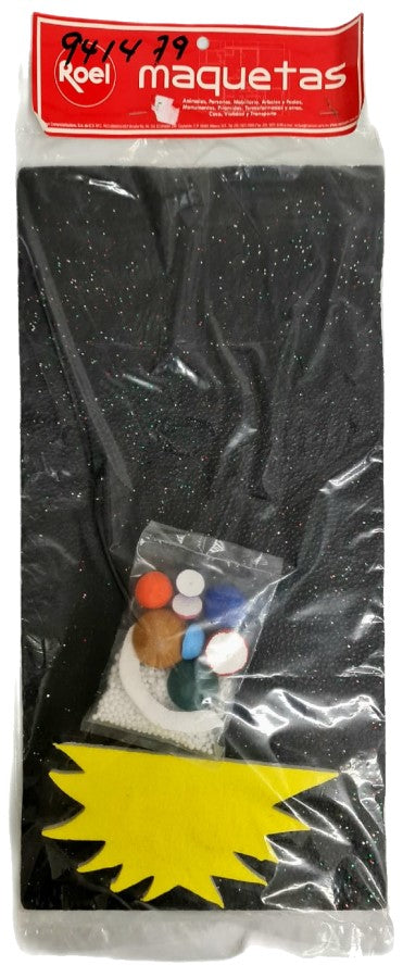 Unicel Didáctico Sistema Solar Colores Roel® N17100751 [Pieza] 7501858928186