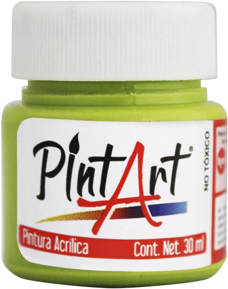 Pintura Acrílica PintArt Amarillo Verdoso 30ml #205 PintArt® PPAEP03205 Pieza 7501858959982 01