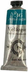 Pintura Oleo Velázquez Azul Agua 40ml T-14 Roel® P04001436 Tubo 7501858971427 01