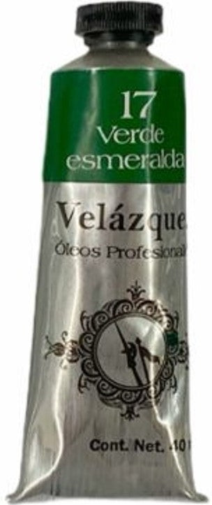 Pintura Oleo Velázquez Verde Esmeralda 40ml T-14 Roel® P04001417 Tubo 7501858914028 01
