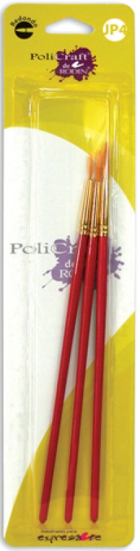 Pincel p/Manualidades Policraft JP4 Blíster c/3 Sint.Redon Rodin® 71942 [Pieza] 7501139171942 Imagen principal del producto