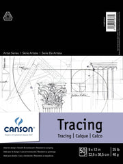 Block p/Arte Foundation Calca 40g 50 hojas 9×12" Canson® ECAU002321 [Pieza] 3148955726730 2