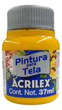 Pintura Textil Mate 37ml Amarillo Oro Acrilex® A04140505 Pieza 7891153041261 01