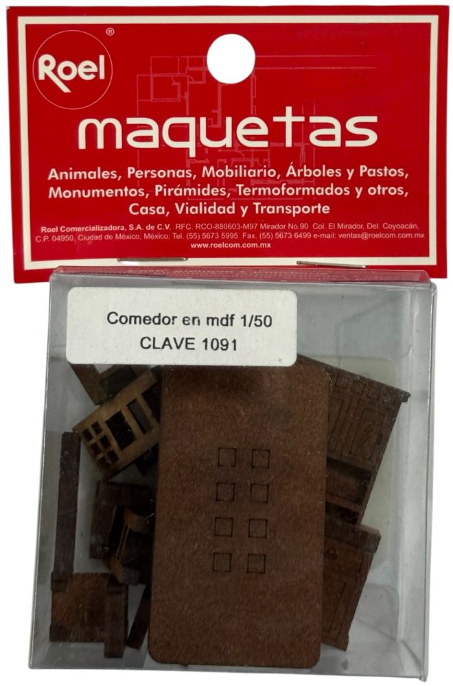 Maquetas Comedor Esc.1:50 Roel® N72MDF1091 [Pieza] 7501858985769 5