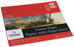 Block p/Arte Canvas Papel Tipo Tela 290g 10 hojas 12×16" Canson® ECAU002146 [Pieza] 3148955723623