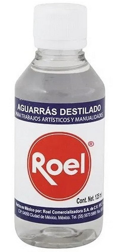 Aguarrás Bi-Destilado Plástico 125ml Roel® P030FA125 [Contenedor plástico] 7501858909413